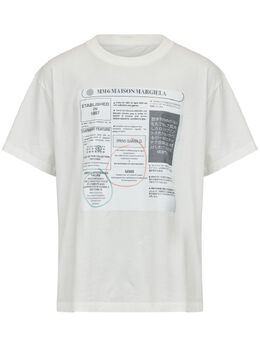 MM6 Maison Margiela: Футболка с принтом 