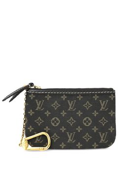 Louis Vuitton Pre-Owned: Чёрный кошелёк 