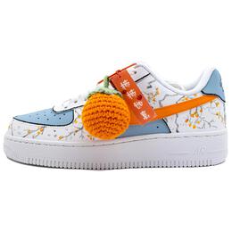 Nike: Оранжевые кроссовки  Air Force 1