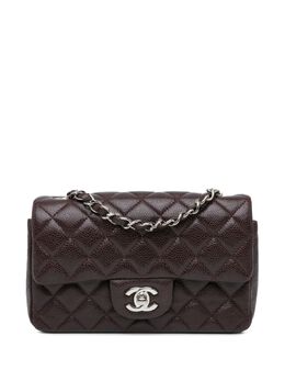 CHANEL Pre-Owned: Фиолетовая сумка через плечо 