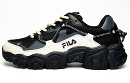 Fila: Чёрные кроссовки 