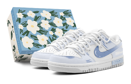 Nike: Серые кроссовки  Dunk