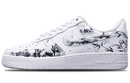 Nike: Чёрные кроссовки  Air Force 1