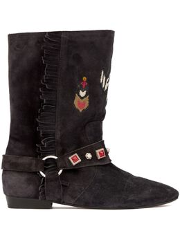 ISABEL MARANT: Чёрные ботинки 