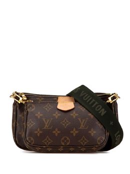 Louis Vuitton Pre-Owned: Коричневая сумка 