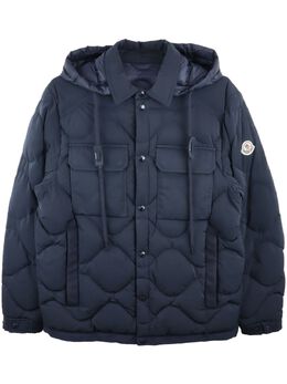 Moncler: Синяя куртка 