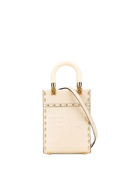 Fendi Pre-Owned: Белая сумка-шоппер 