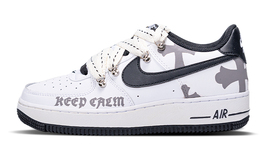 Nike: Чёрные кроссовки  Air Force 1