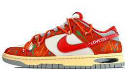 Nike: Оранжевые кроссовки  Dunk