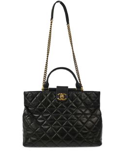 CHANEL Pre-Owned: Чёрная сумка 