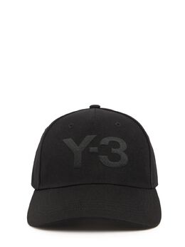 Y-3: Чёрная кепка 