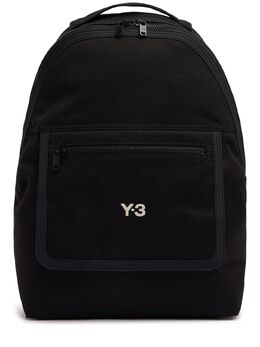 Y-3: Чёрный рюкзак  Classic