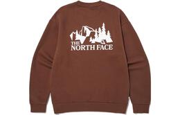 The North Face: Коричневая толстовка 