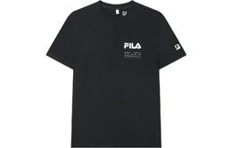 Fila: Чёрная футболка 