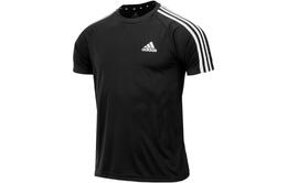 Adidas: Чёрная футболка 