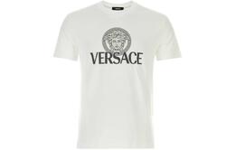 Versace: Белая футболка 