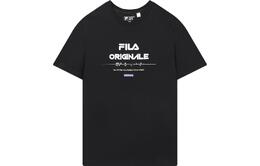 Fila: Чёрная футболка 