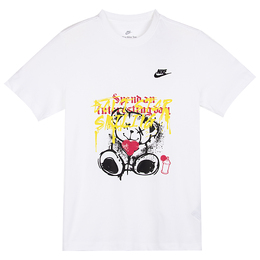 Nike: Белая футболка 