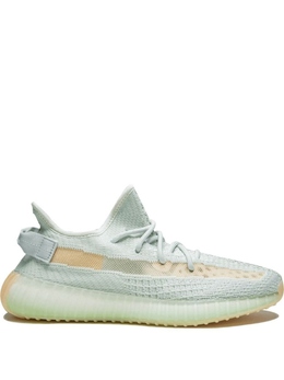 Adidas: Синие кроссовки  Yeezy Boost 350 v2