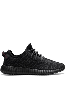 Adidas: Чёрные кроссовки  Yeezy Boost 350