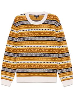 A.P.C.: Коричневый свитер 