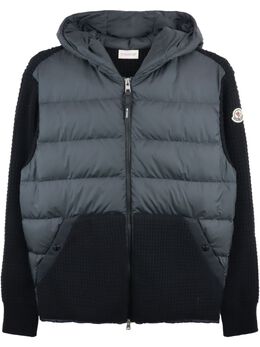 Moncler: Чёрный кардиган 