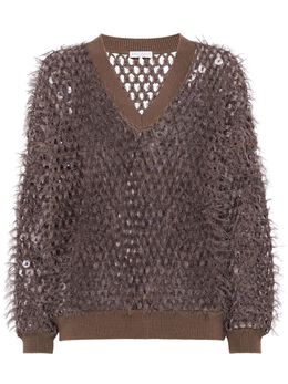 Brunello Cucinelli: Коричневый свитер 