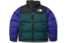 The North Face: Многоцветный пуховик 