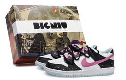 Nike: Розовые кроссовки  Dunk