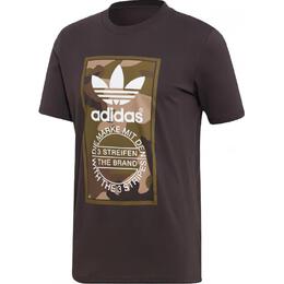 Adidas: Чёрная футболка 