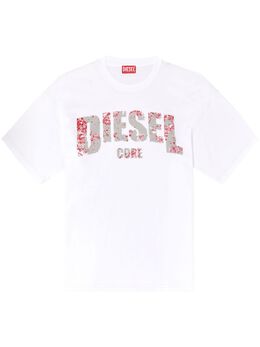 Diesel: Белая футболка 