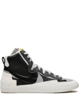 Nike: Чёрные кроссовки  Blazer Mid