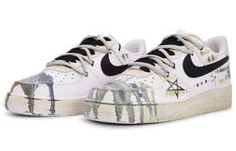 Nike: Чёрные кроссовки  Air Force 1