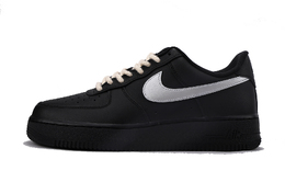 Nike: Серебристые кроссовки  Air Force 1