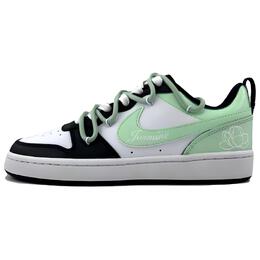 Nike: Зелёные кроссовки  Court