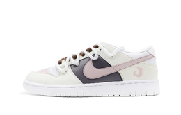 Nike: Белые кроссовки  Dunk
