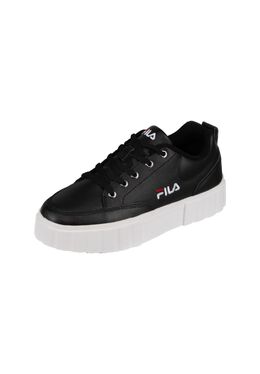 Fila: Чёрные кроссовки  Sandblast