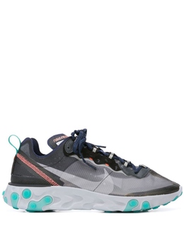 Nike: Серые кроссовки  React Element 87