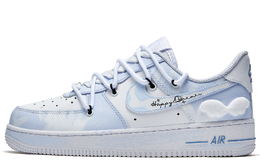 Nike: Голубые кроссовки  Air Force 1