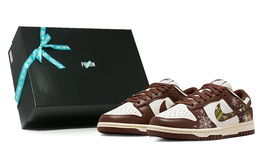 Nike: Коричневые кроссовки  Dunk