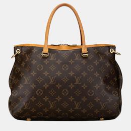Louis Vuitton: Коричневая сумка 