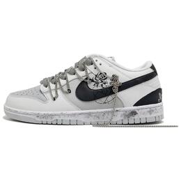 Nike: Чёрные кроссовки  Dunk