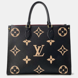 Louis Vuitton: Чёрная сумка-шоппер 