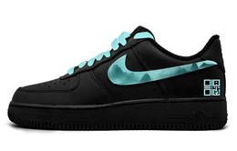 Nike: Зелёные кроссовки  Air Force 1