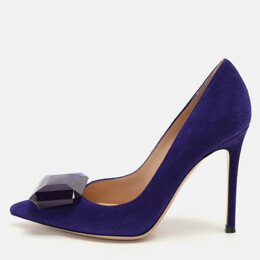 Gianvito Rossi: Фиолетовые туфли 