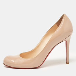 Christian Louboutin: Бежевые туфли 