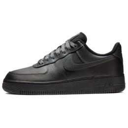 Nike: Чёрные кроссовки  Air Force 1