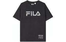 Fila: Чёрная футболка 