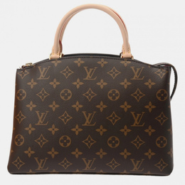 Louis Vuitton: Коричневая сумка 