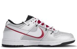 Nike: Серебристые кроссовки  Dunk Low